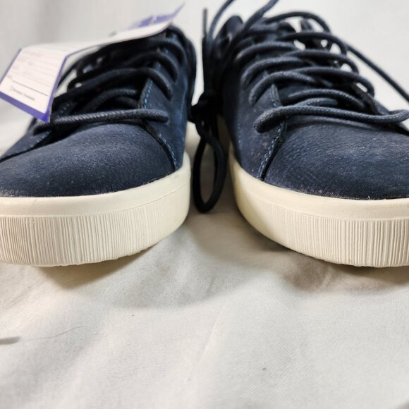 New SFC Mozo Women's MAVI Non-Slip Crew Leather Shoes Navy Blue M42168 US Size 7 - Picture 3 of 16